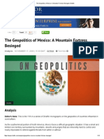 The Geopolitics of Mexico - A Mountain Fortress Besieged - Stratfor