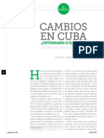 Cambios en Cuba: ¿Optimismo o Ilusión? (La Nación 2401)