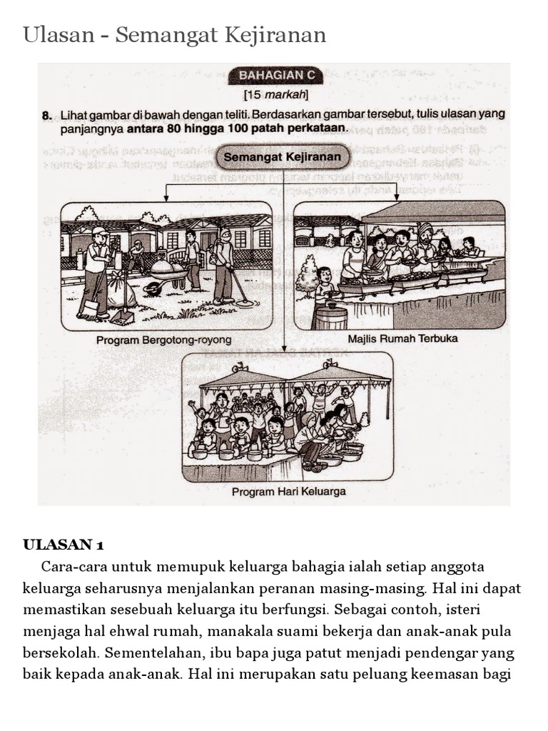 Karangan Surat Rasmi Masalah Kantin Sekolah