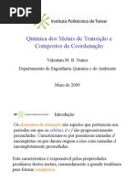 Metais de Transicao