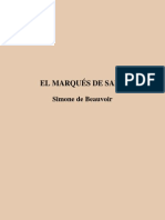 El Marqués de Sade - de Beauvoir, Simone