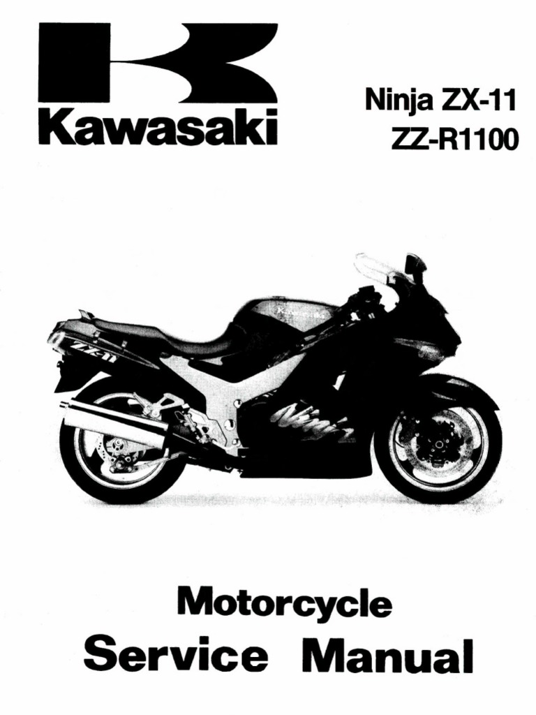 Kawasaki Zx11 & Zzr1100 Manual PDF