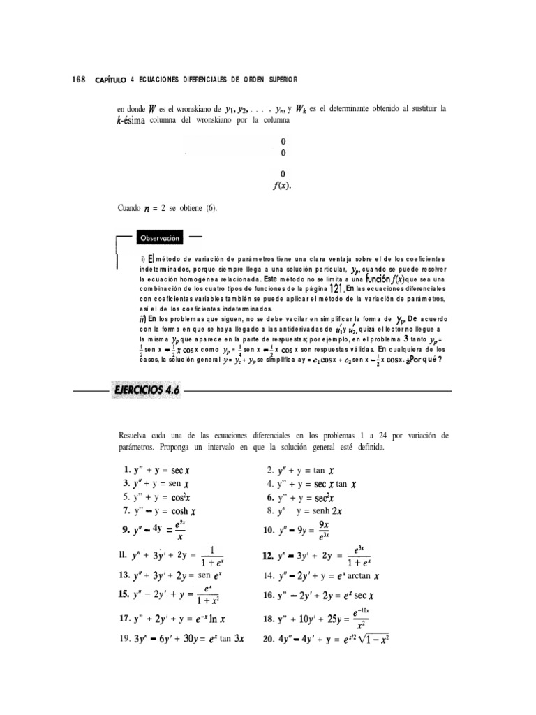 Tarea 3c Pdf Ecuaciones Diferenciales Ecuaciones