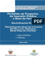 Electrificacion Rural - Caso Practico y Plantilla