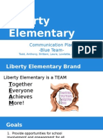 liberty elementary communication plan