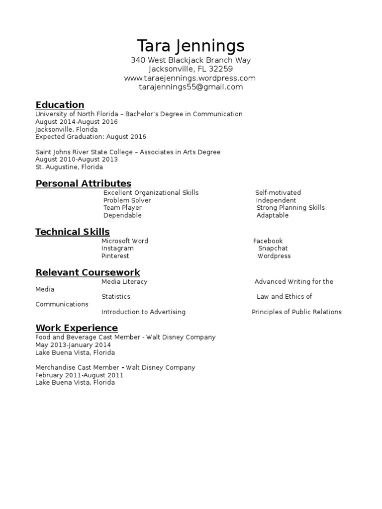 Tara's Resume | PDF | Career & Growth | Social Science