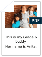 This Is My Grade 6 Buddy. Her Name Is Anita