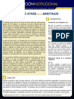 Un Paso Atras en El Arbitraje Posicion Institucional No 51