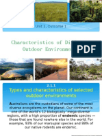 Types and Characteristics of Outdoor Environments