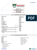 Solutions SBI PO 2015 Prelim Exam Model Paper (Pagalguy)