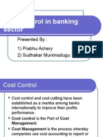 Cost Control in Banking Sector (FINAL)