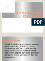 Konsep Manajemen Fertilitas