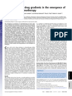 Cell Motility and Drug Gradients in The Emergence of Resistance To Chemotherapy