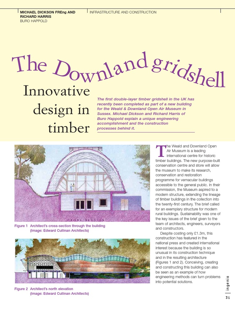 Downland Gridshell | PDF | Wood | Lumber