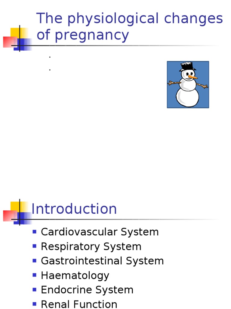 Physiological Changes During Pregnancy | PDF | Respiratory System ...