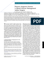 Blood Glucose Guidelines