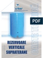 Carte Tehnica Rezervoare Verticale Supraterane PDF