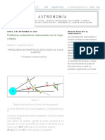 Astronomía - Problemas Matemáticos Relacionados Con El Viaje A Marte