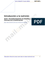 Introducción A La Nutrición