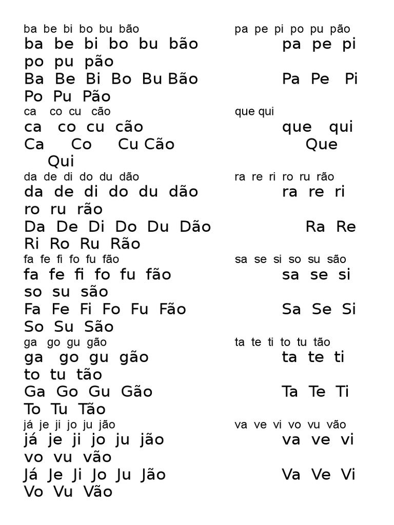 Ba Be Bi Bo Bu Bao Pdf