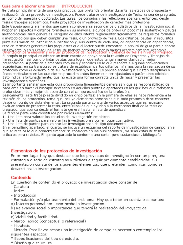 Xii - Guia para Elaborar Una Tesis | PDF | Teoría de la justificación ...