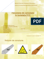 Coroziune in Cracarea Catalitica