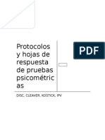 Protocolos Disc Ipv Kostick y Cleaver