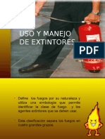 Uso y Manejo de Extintores