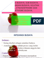 Download Integrasi Budaya Sub Budaya an Budaya by vilacool SN26913667 doc pdf