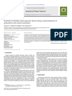 Brushed on Flexible Supercapacitor Sheets Using a Nanocomposite of Polyaniline and Carbon Nanotubes