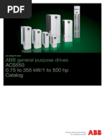 ABB ACS550 Drives Catalogue