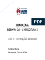 Hidrologia Civil Turma2 2014 2 AULA 01