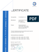 ISO FE OSY Type 3 Zertifikat En