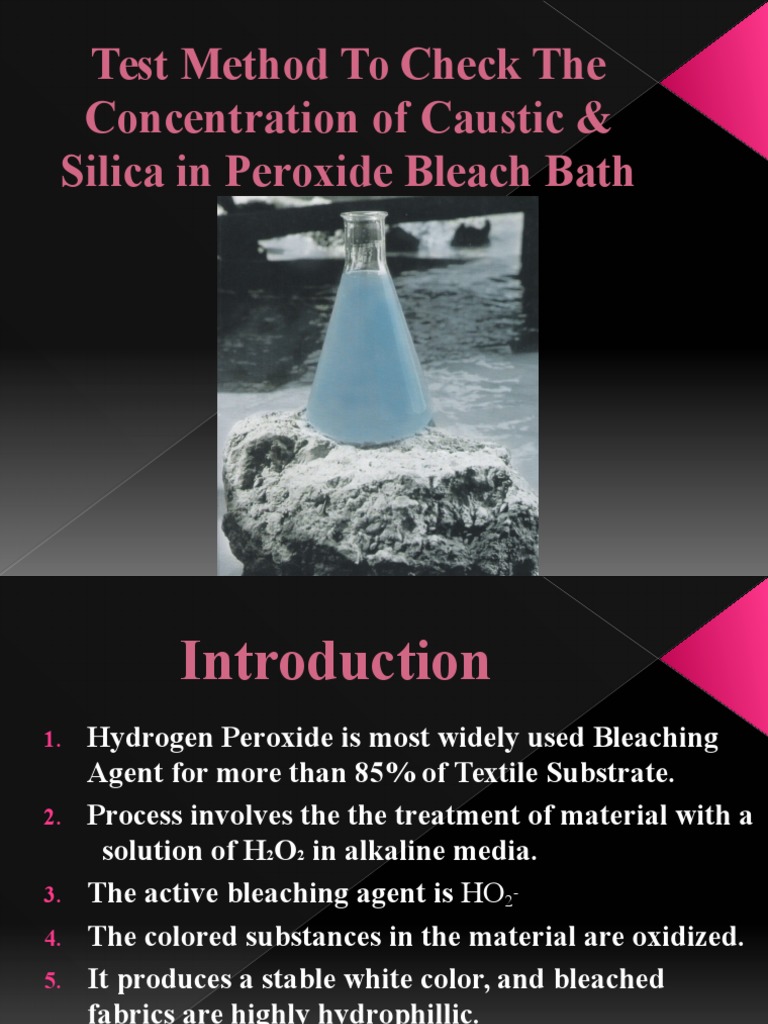 Test Method To Check The Concentration of Caustic PDF Hydrogen