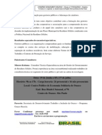 Oficina de Formação Para Gestores Públicos e Lideranças de Catadores