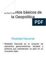 Elementos Básicos de La Geopolítica