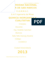 1er Informe de Inorganica Cristales