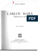 MEHRING FRANZ Carlos Marx Historia de Su Vida Por Ganz1912