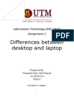 Differencesbetweenlaptopanddcesktop