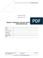 Project Proposal for ISO27001 22301 Implementation En