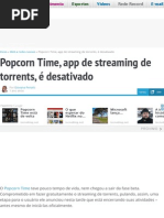 Popcorn Time, app de streaming de torrents, é desativado | Tecnoblog