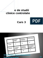 Modele de studii clinice controlate - Curs 3