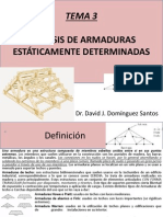 Analisis de Armaduras Estaticamente Determinadas