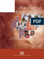 Informe Sobre Las Migraciones en El Mundo 2013.