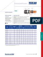 Teck 90 Armoured Power Cable Specs