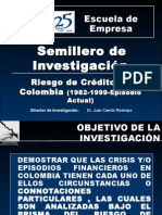 RIESGO DE CREDITO EN COLOMBIA