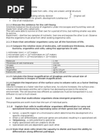 Ib Biology Topic 1 Cells