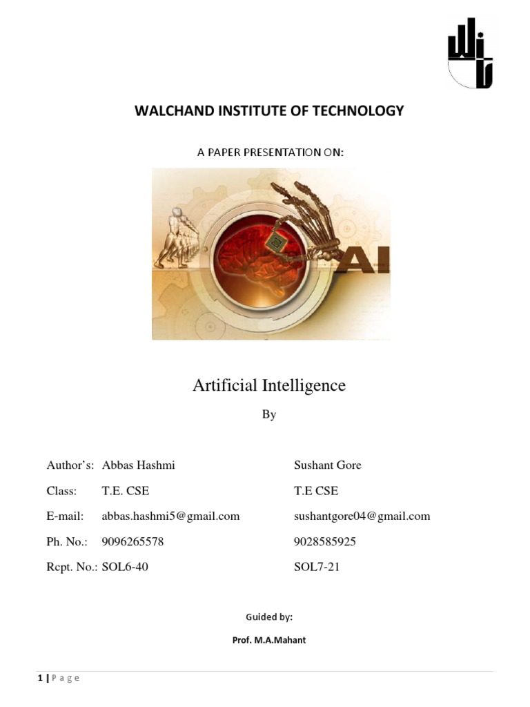 AI Applications and Future Insights | PDF | Artificial Intelligence ...