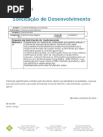 Requerimento de Desenvolvimento Controle Estoque