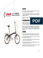 Guia bicicleta dobrável Caloi